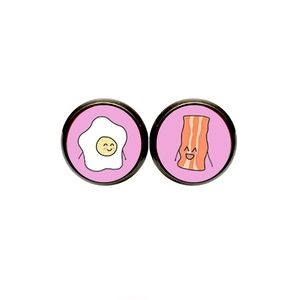 Bacon & Eggs Earrings